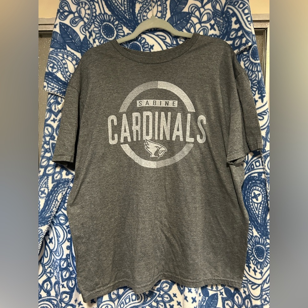 **2/$10** Gray Sabine Cardinals T-Shirt